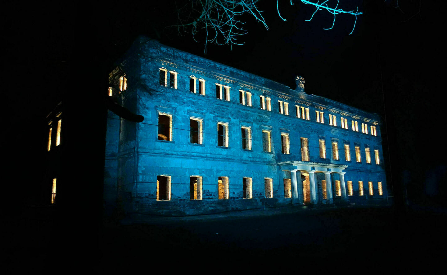 Beleuchtetes F&uuml;rstenschloss, Foto Michał  Adamczewski